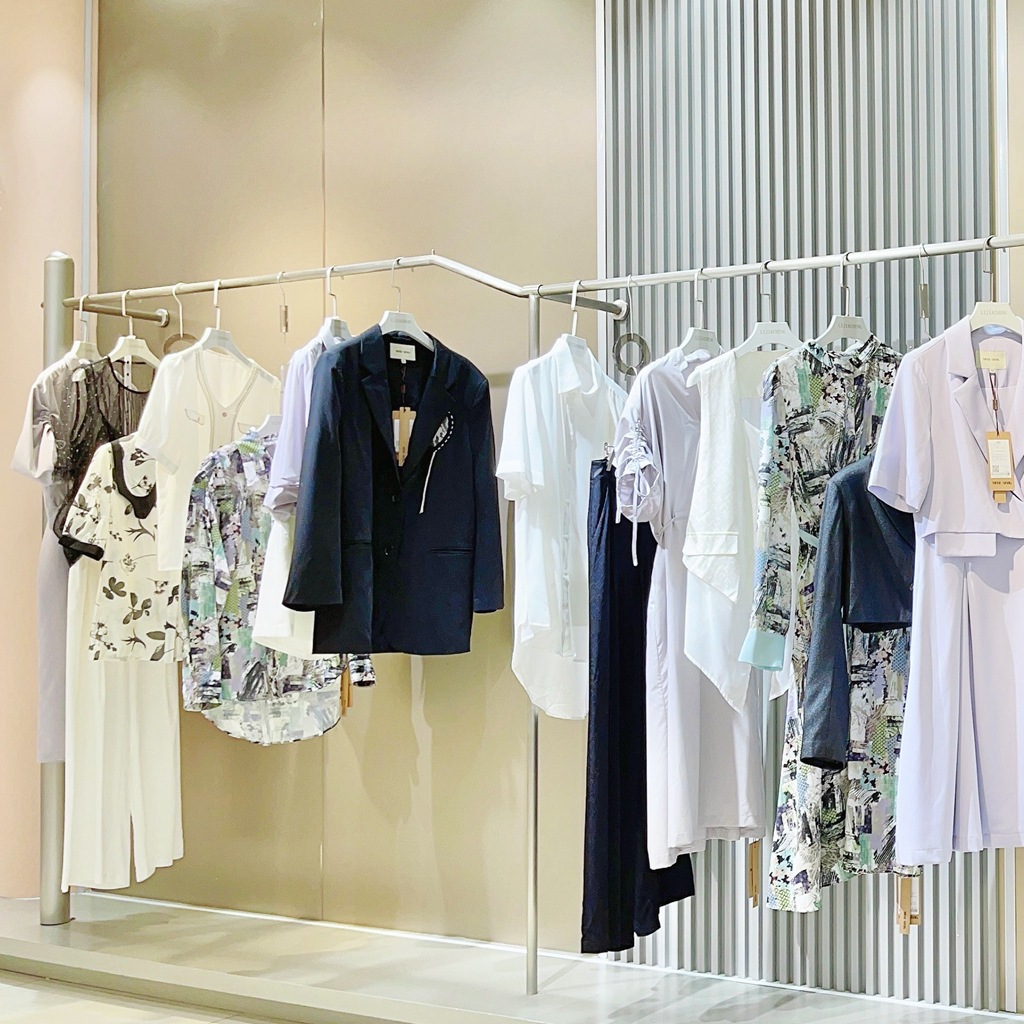 上海品牌折扣女装音色yinse·yang专柜货源 南耳直播供应商货源