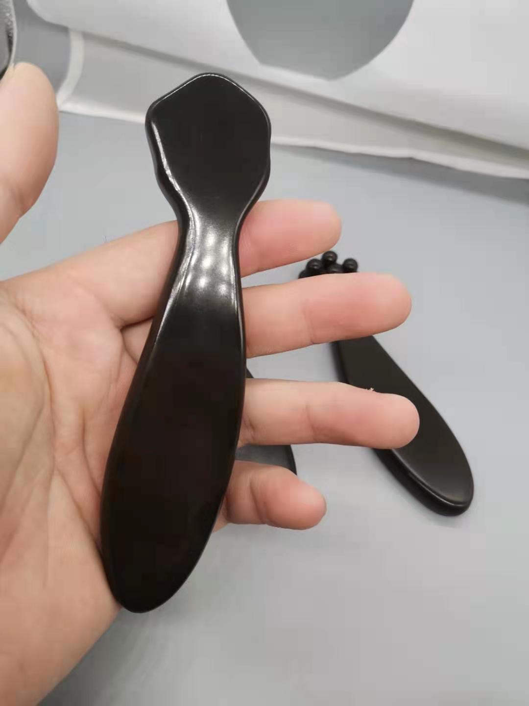 厂家批发销售 支持定制 砭石刷 脸部按摩刷 头部刮痧刷