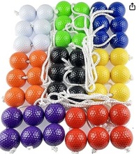 低价促销彩色户外马术高尔夫球套装  串串阶梯球 ladder golfball