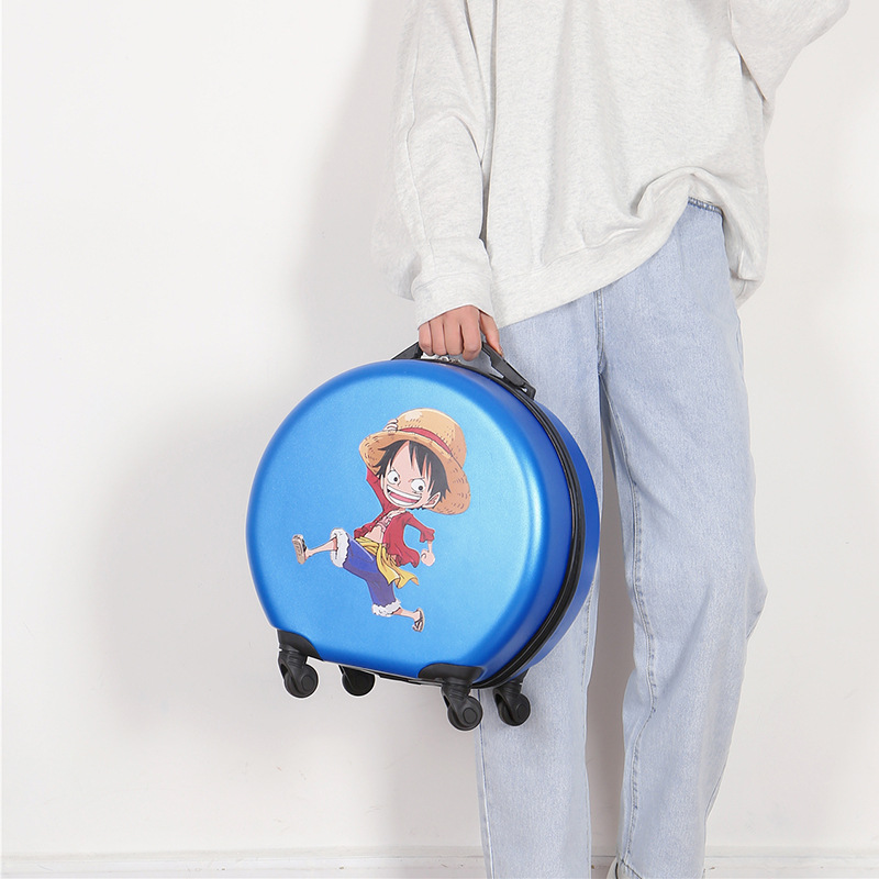 Children's Trolley Case Factory Wholesale 18-Inch Universal Wheel Men's and Women's Luggage Printed Logo Cartoon Pattern Suitcase