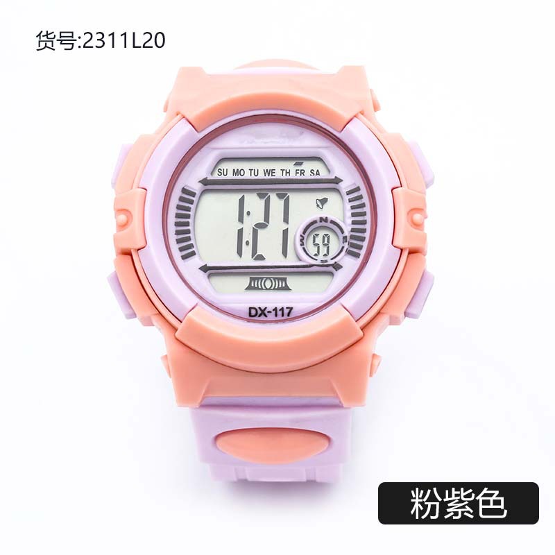 [Manufacturer] New Dopamine Electronic Watch Children's Fresh Student Popular Watch Waterproof Sports Luminous Watch