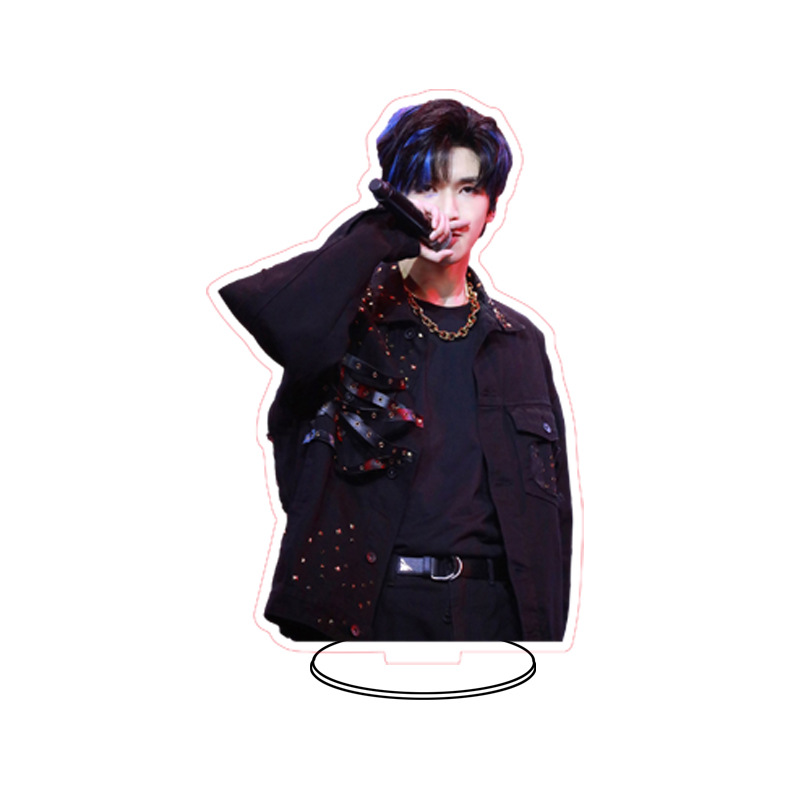 严浩翔立牌tnt时代少年团周边透双面明亚克力桌面站牌人形摆件