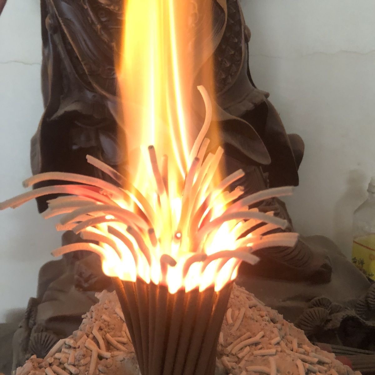 莲花香大火焰天然香线香家用供佛富贵香室内礼佛香观音香檀香