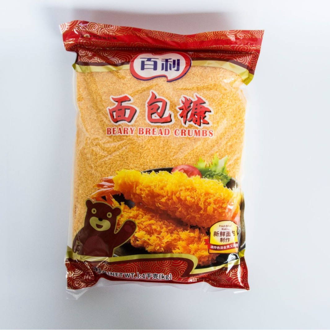 百利面包糠1kg商用家用黄色面包糠热狗棒脆皮炸鸡猪排裹粉原料