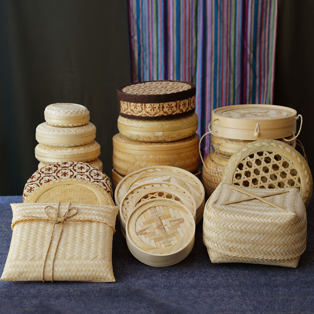 手工竹编茶饼盒饼茶送礼茶叶包收纳盒包装袋礼盒茶篓茶叶罐分茶盘