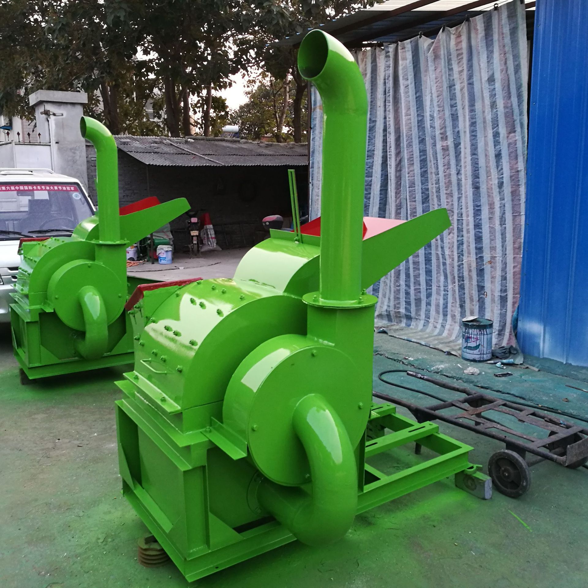 800型自动毛竹木材粉碎机 多功能树木竹子粉碎机 废旧木料粉碎机