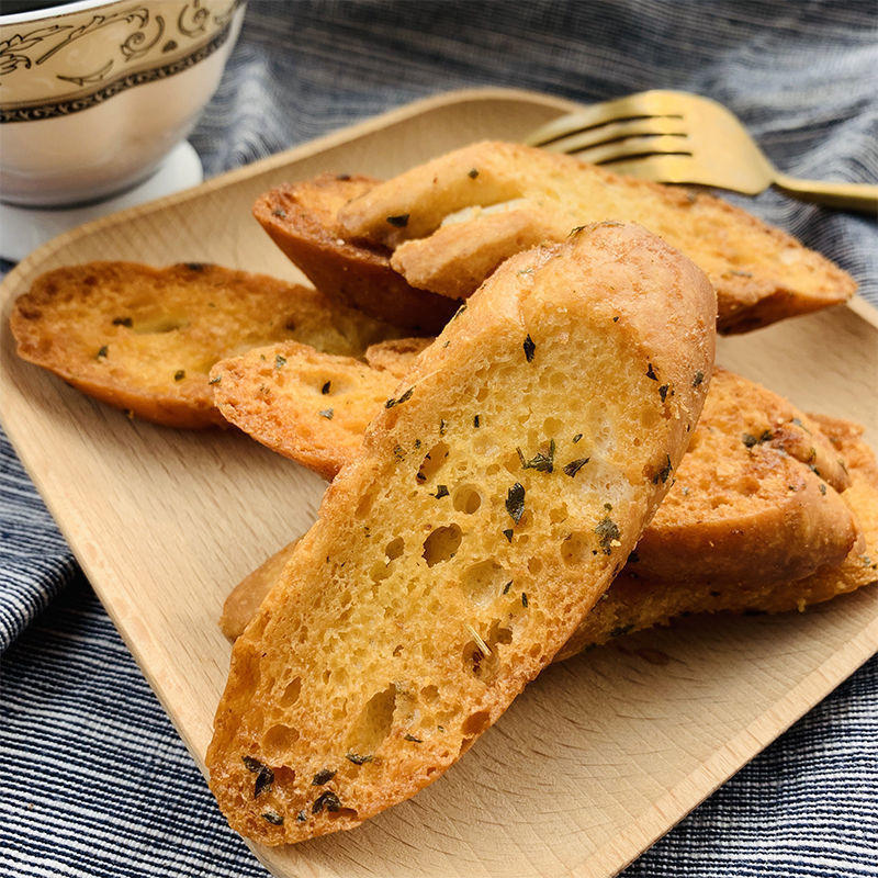 法式奶香片烤面包片面包干早餐面包下午茶甜品零食小吃休闲零食品