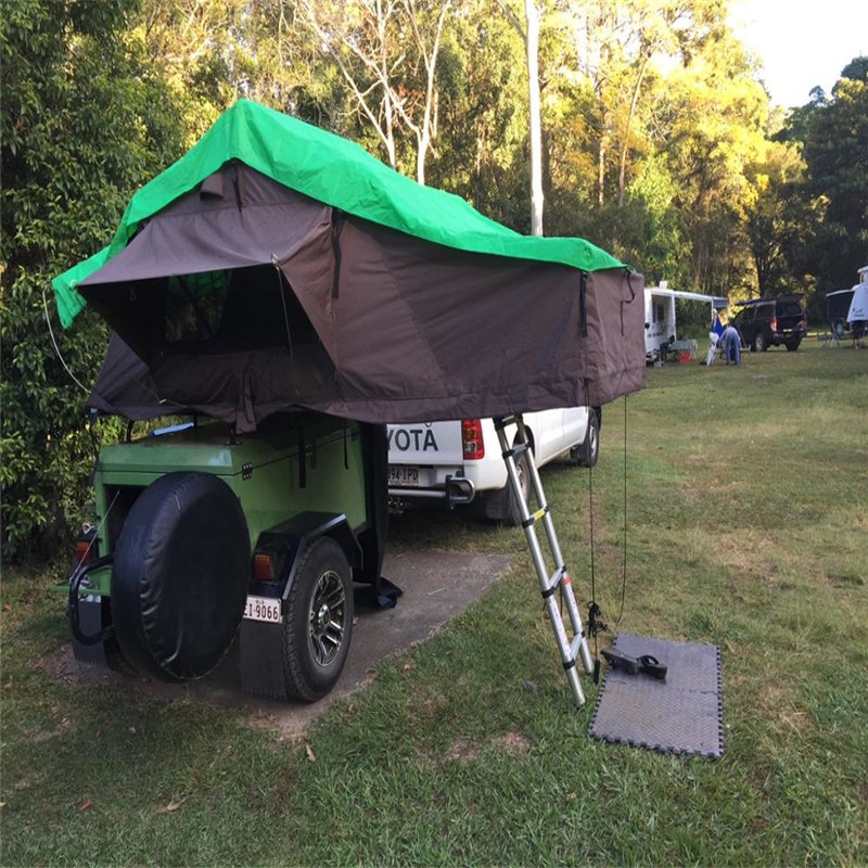 户外速开车顶帐篷软顶铝合金野营车用床自驾游折叠suv越野车载