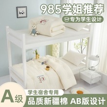 大学生宿舍被子单人春秋被加厚冬被棉被褥幼儿园宝宝午睡大豆被芯