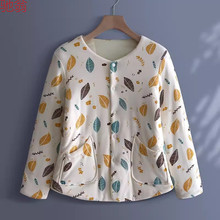 W9Q校服神器大码棉衣女士内胆棉袄加绒加厚保暖丝棉贴身棉服妈妈