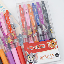 现货 日本ZEBRA斑马JJ15限定款按动中性笔猫和老鼠卡通动漫联名款