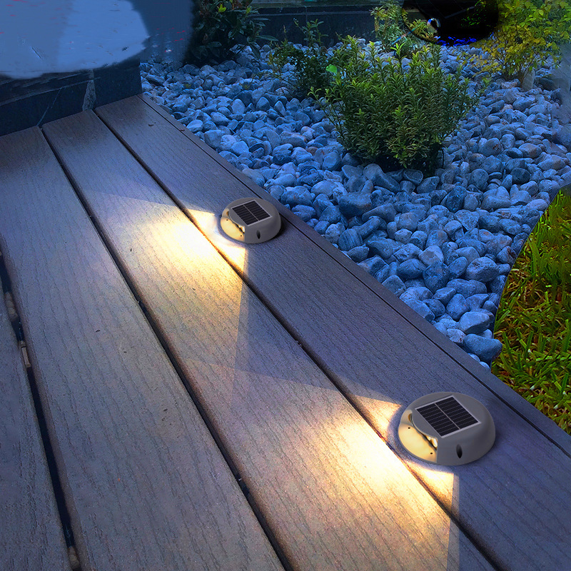 网红太阳能防水步道灯户外景区庭院走廊灯家用台阶灯亮化拱桥工程