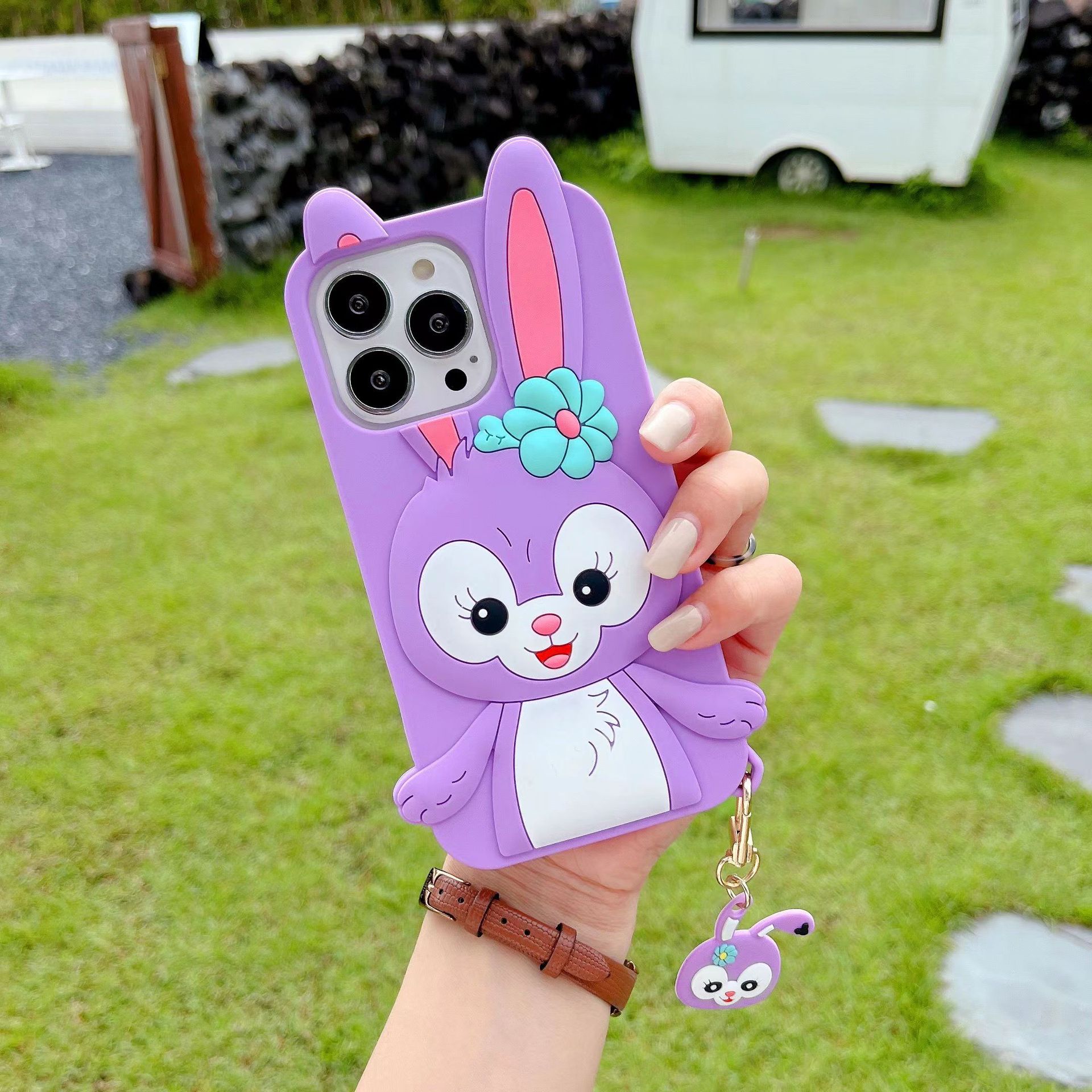 紫色可爱星黛露苹果11适用iphone12/13pro max手机壳xs max防摔xr