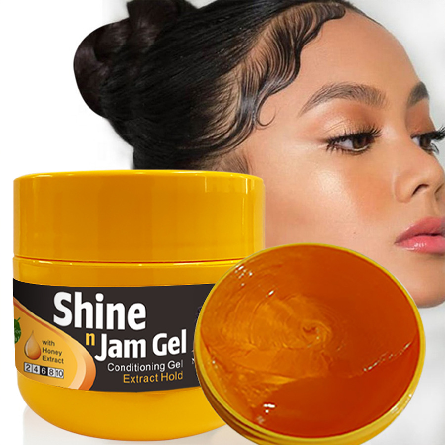 Weiji Factory Direct Sales Pomade Foreign Trade Processing Design Logo Hair Style Product Braiding Gel