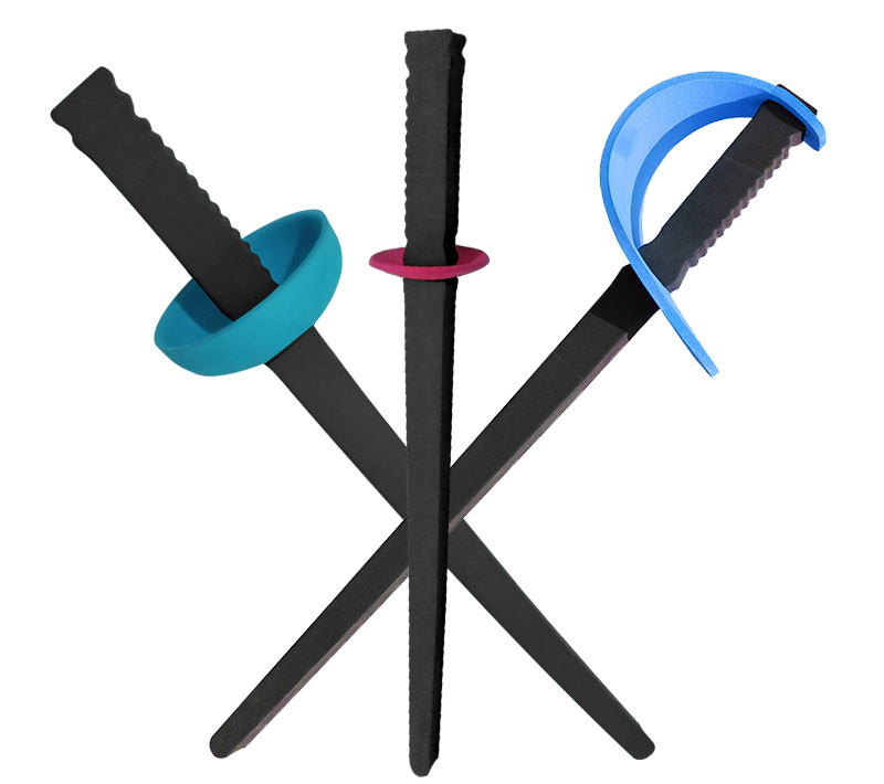击剑训练剑 泡沫剑 儿童剑 幼儿启蒙击剑剑 初学训练剑 击剑器材
