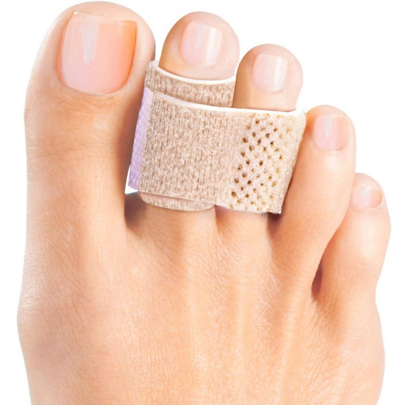 亚马逊重叠趾绑带成人儿童爪状脚趾弯曲矫正固定带手指骨折固定带