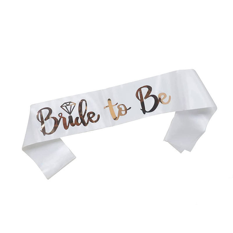 Exclusive for Cross-Border Wedding Party Bachelor Party Bridetobe Bride Shoulder Strap Teambride Shoulder Strap Ceremonial Belt
