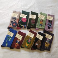 新款韩国socks appeal袜子童话卡通中长款女潮袜一件代发