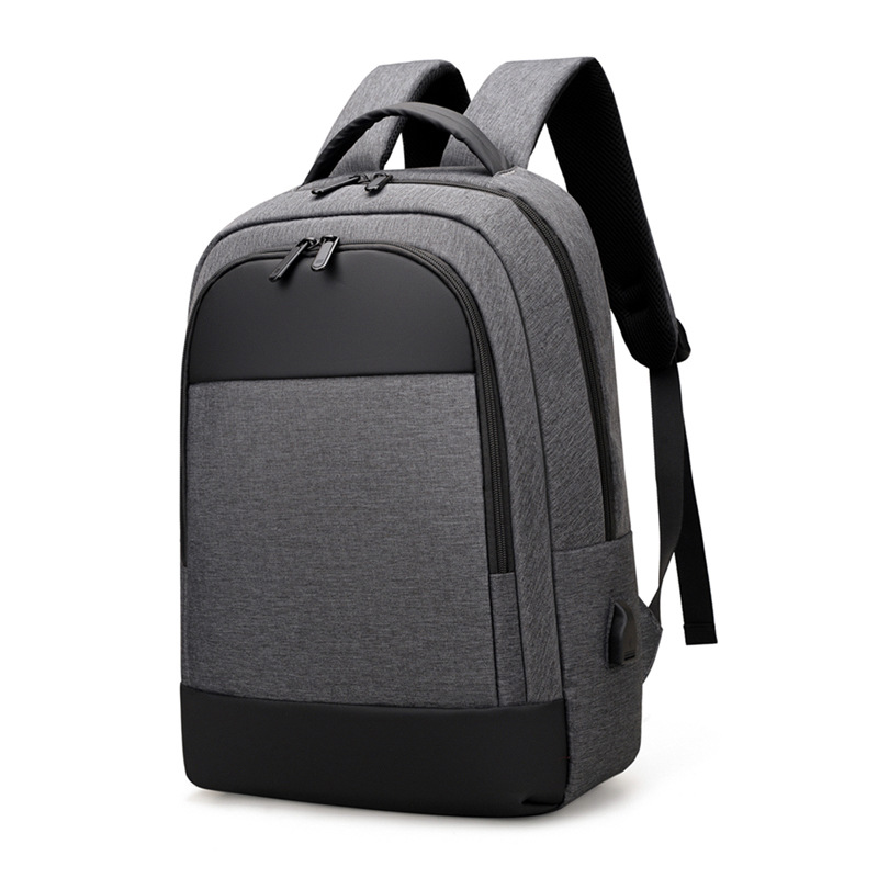 Cross-Border Foreign Trade New Men's Backpack Business Commute Backpack Outdoor Travel Computer Schoolbag Printed Logo