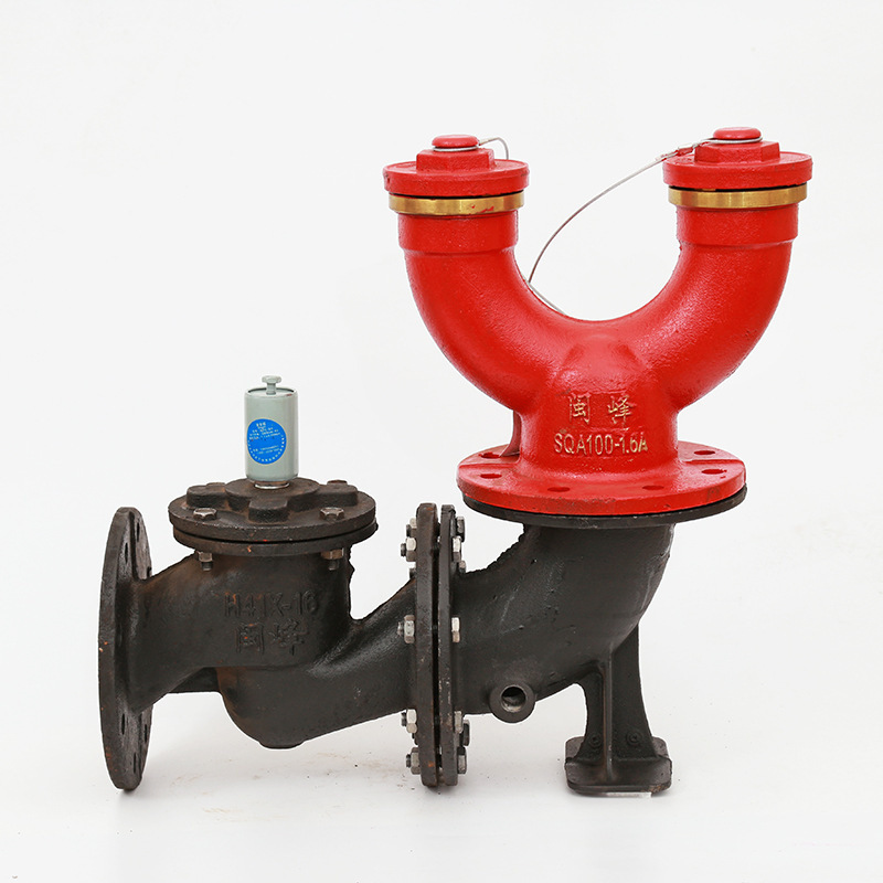 消防水泵接合器老式地上消防水泵接器 sqd100/150 老式水泵叉头