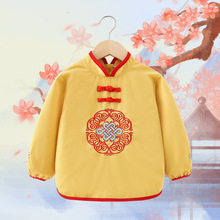 中国风唐装宝宝罩衣新款秋冬男童儿童罩衣过年外穿男护衣其他