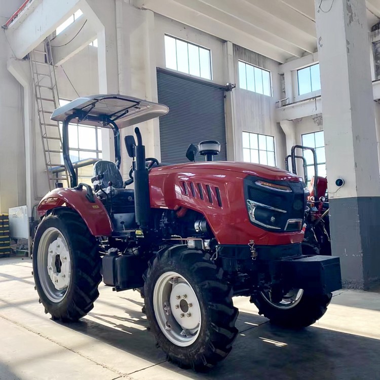 万年红504四轮拖拉机 8 2档位液压助理转向 可配套多种农机具