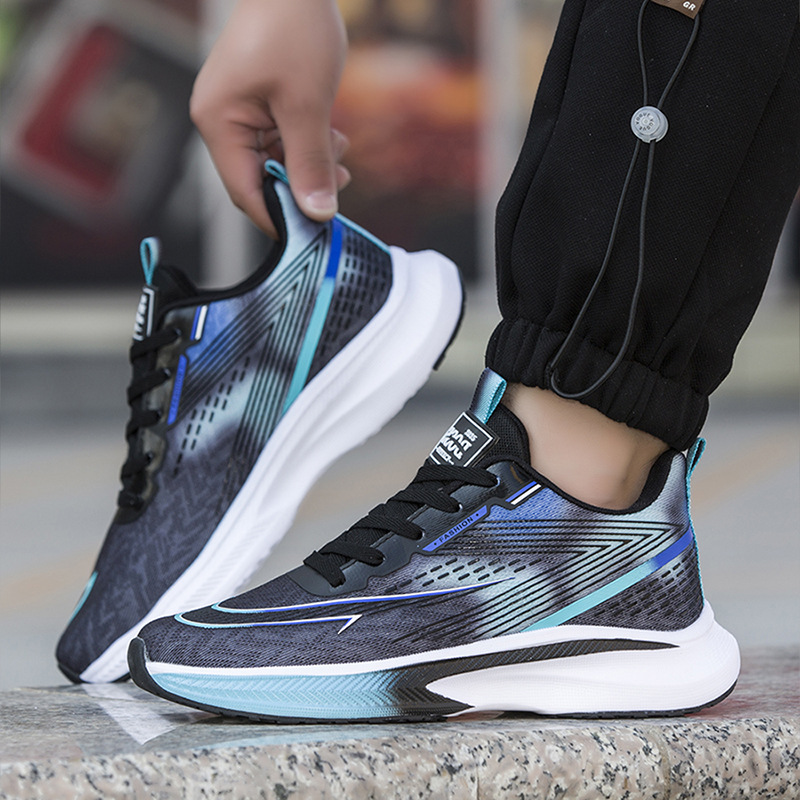 running shoes racing junior high school students lightweight training sneakers new fashion trendy casual shoes