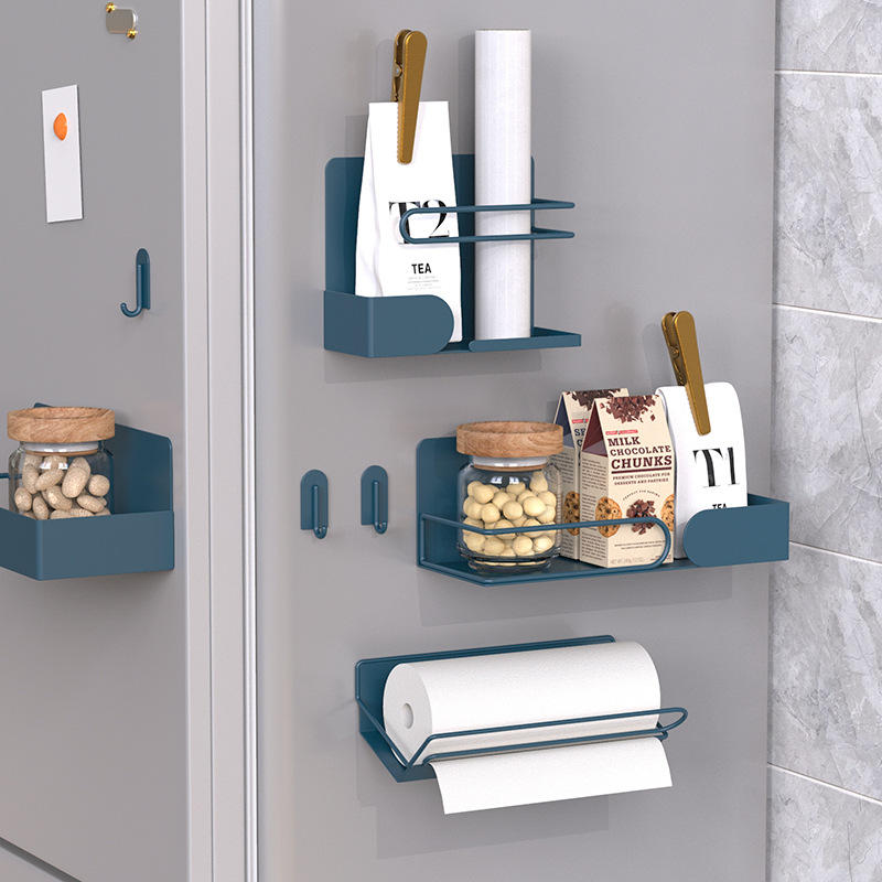 厨房冰箱置物架侧收纳磁吸侧面磁铁侧边壁挂式侧挂免打孔多功能架