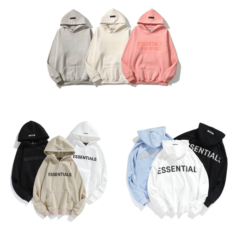 跨境外贸 fog,3m印花字母连帽毛圈卫衣欧美街头ins男女嘻哈帽衫