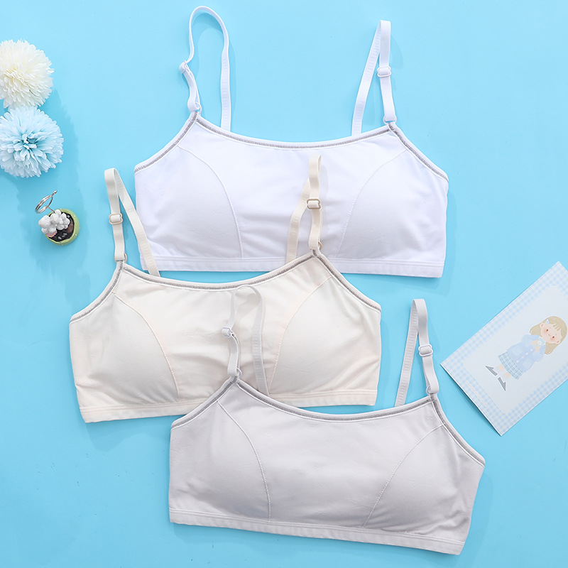 少女文胸内衣小背心发育期初中学生高中青春期胸罩13岁15岁女孩薄