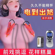 SM男女用虐乳电击乳夹唇乳头调教女奴另类刺激高潮自慰器刑具