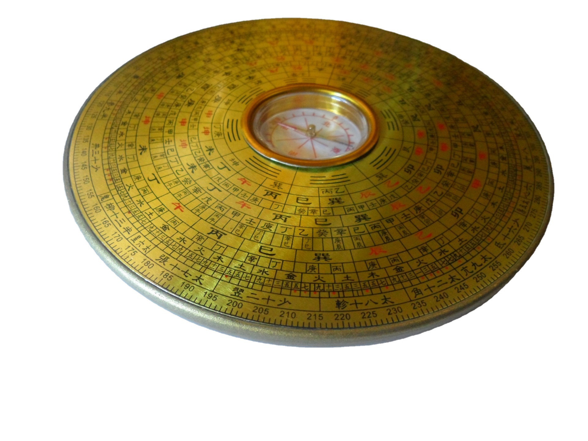 精准风水无盖罗盘 八卦罗盘指南针罗经仪 风水用品 道教宗教法器