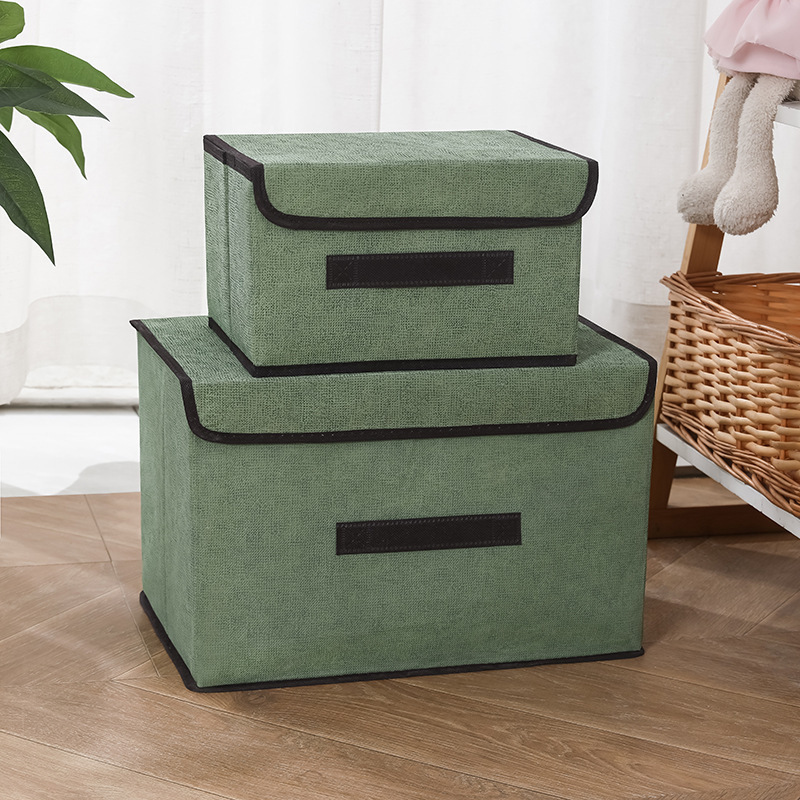 Cotton and Linen Storage Basket Direct Storage Box Oversized Buggy Bag Quilt Buggy Bag Moving Packing Bag Storage Box