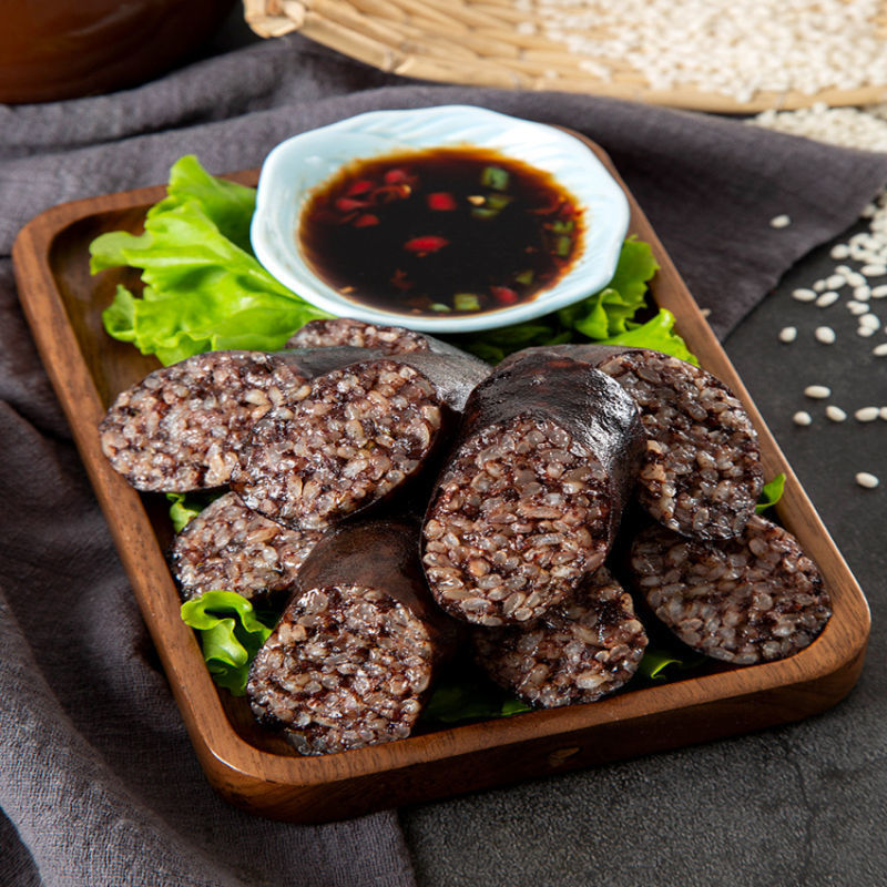 米肠延边朝鲜族米肠500g糯米血肠韩国美食延吉东北小吃肠批发