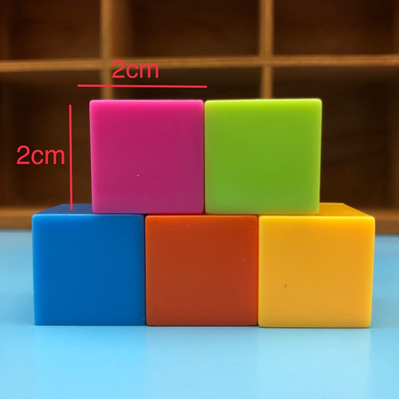 正方体教具儿童学生几何立体学具个磁性数学六面磁性正方块cm