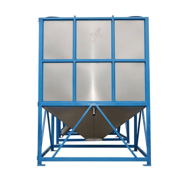 厂家直供不锈钢储料桶 可非标定制方形可移动料斗仓 大型方形料仓