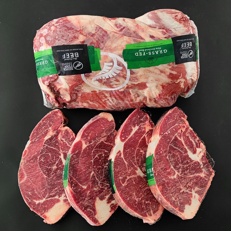 牛霖新西兰上脑新鲜原切牛背肩肉雪花冷冻商用清真牛肉一件代发