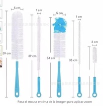 厂价直销各类清洁刷. 奶瓶刷五件套尼龙奶嘴刷杯刷海绵奶瓶刷套件