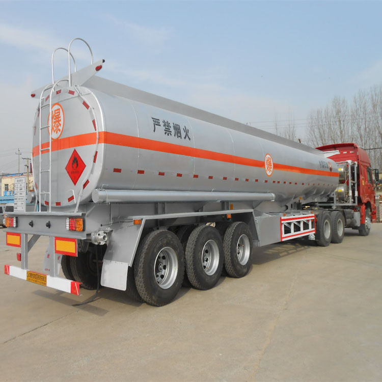 油罐半挂车 40立方油罐拖车 40立方运油半挂车 量大从优-阿里巴巴
