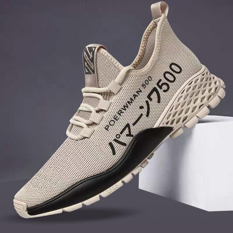 /] 2021 Autumn New Men's Shoes Casual Sports Korean Style Pumps Men's Running Tide Shoes Soft Bottom Travel Cloth Shoes