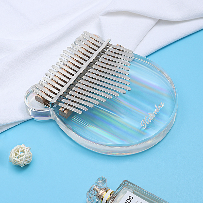 17音炫彩水晶拇指琴 小熊手指琴 迷你卡林巴 kalimba非洲乐器