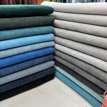 新款雪尼尔面料布工厂高端纯色绒布抱枕面料沙发套床靠背沙发布料