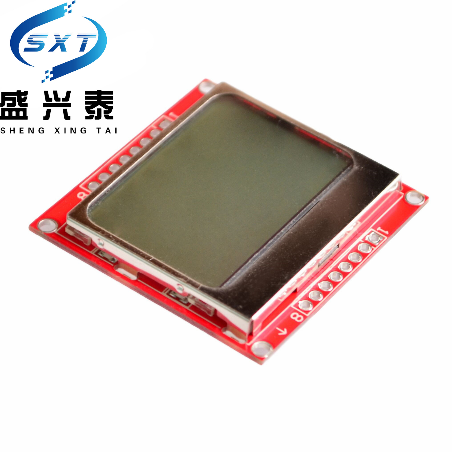 排针,(蓝色)焊接排针 b1003-1注意:nokia5110液晶是诺基亚手机的二手