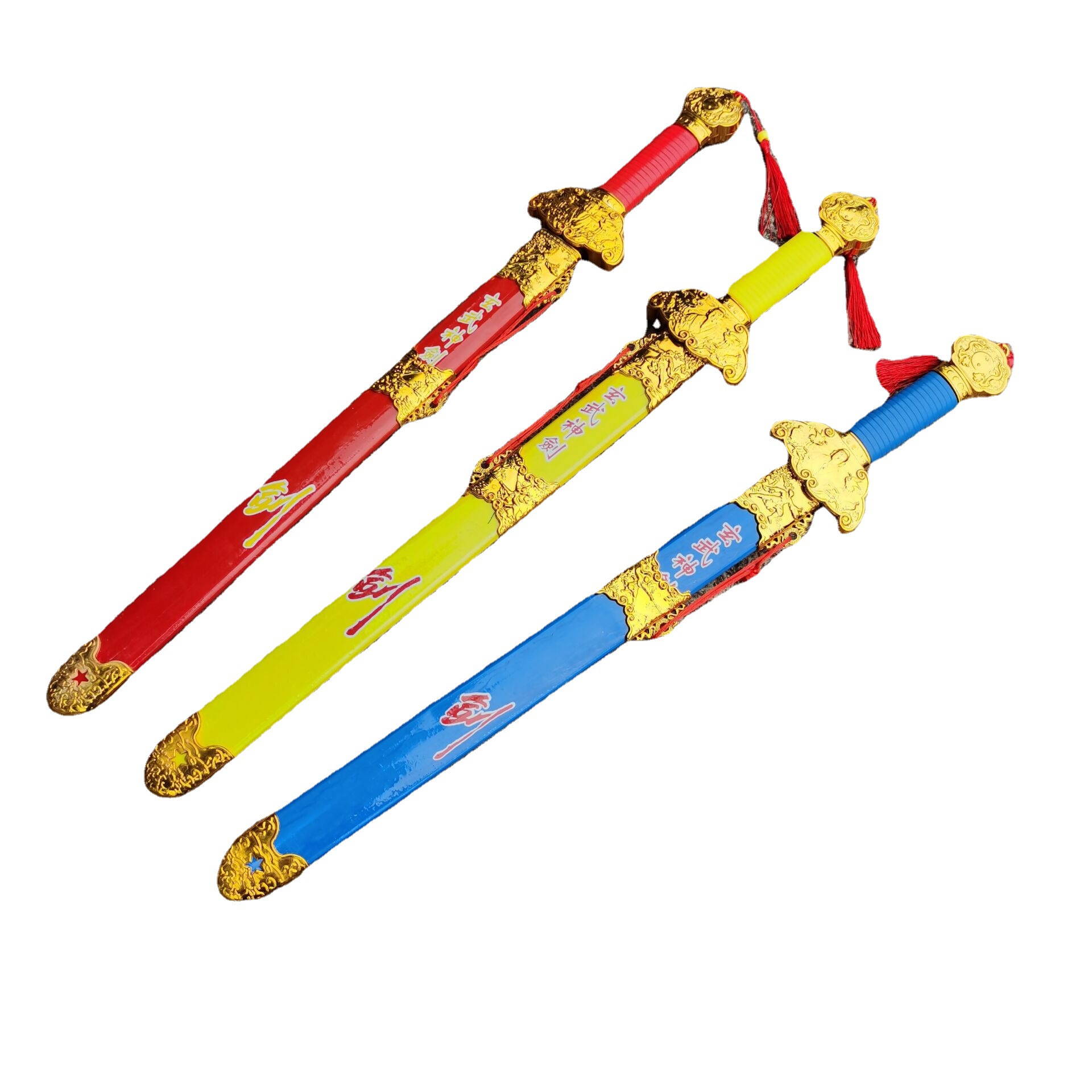 厂家直销电镀塑料玄武神剑尚方宝剑工艺品批发儿童玩具表演道具