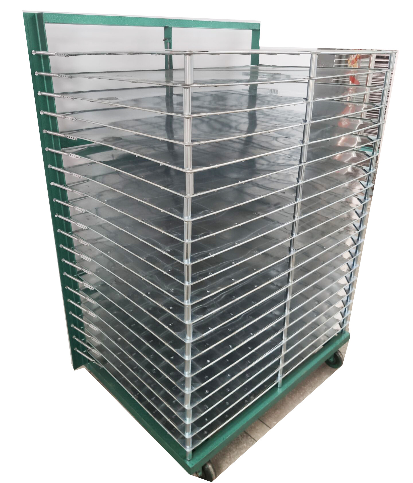 工厂加工定制常规型千层架 非标定做加强型仓库货架丝印晾晒架