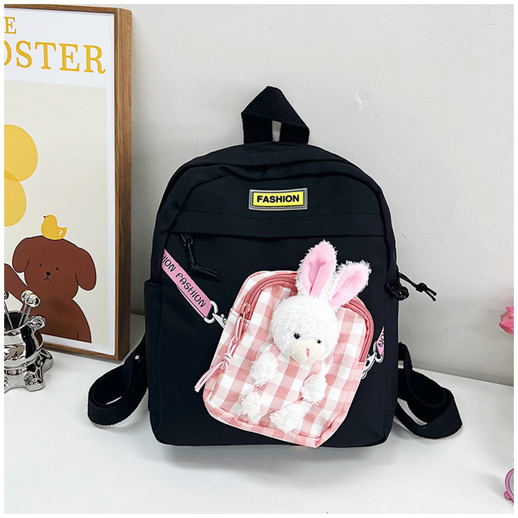 Princess Girls' Backpack Cute Fashion Rabbit Kindergarten Backpack Baby's Backpack Koreanstyle Backpack