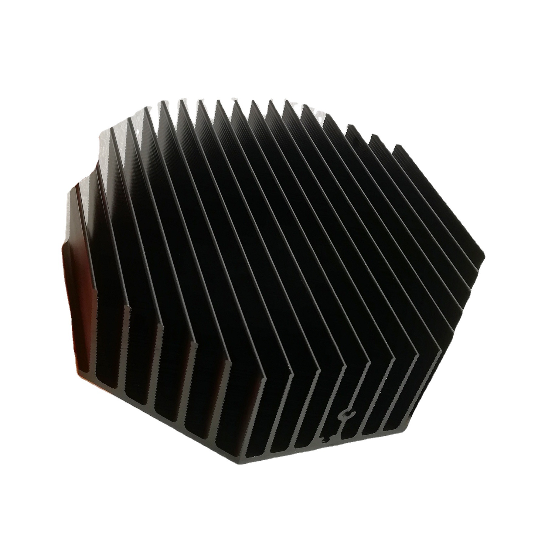 led冷锻天花灯散热器 六边形散热器挤压铝型材 大功率散热片