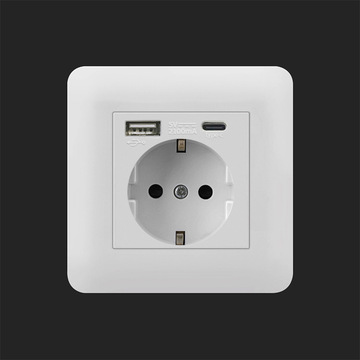 港澳英式新加坡英标13a方插usb type-c多功能手机充电插座面板