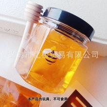 网红蜂蜜起泡胶 越玩越大果酱起泡泥史莱姆水晶泥小卖部玩具批发
