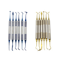 牙科树脂美学套装 树脂充填器6件套装口腔护理套装 齿科器械